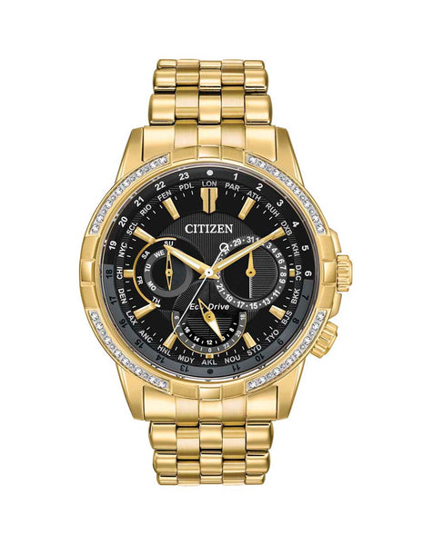 Citizen eco drive 2024 silver and gold