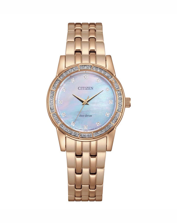 Rose gold citizen watch women's hot sale