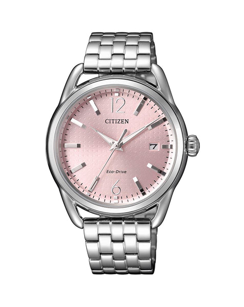 Citizen eco drive watch clearance pink face